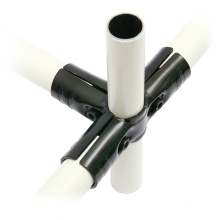 Diya black electrophoresis lean tube pipe connector / 28mm pipe metal joint